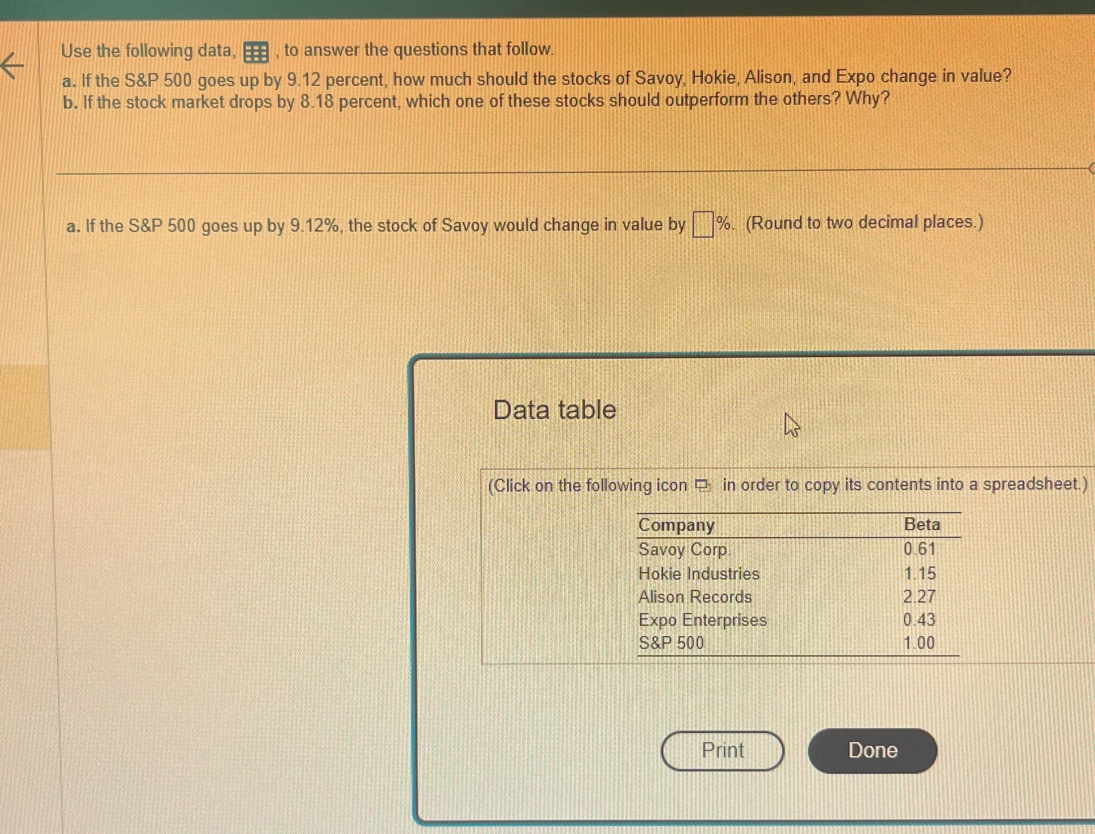 Use the following data, E , to answer the