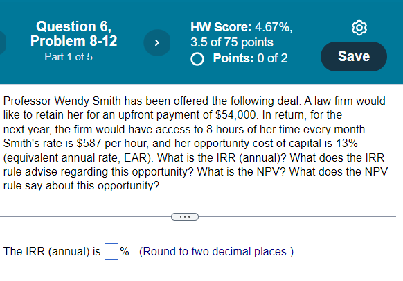 Please help me solve this Question 4, HW Score: