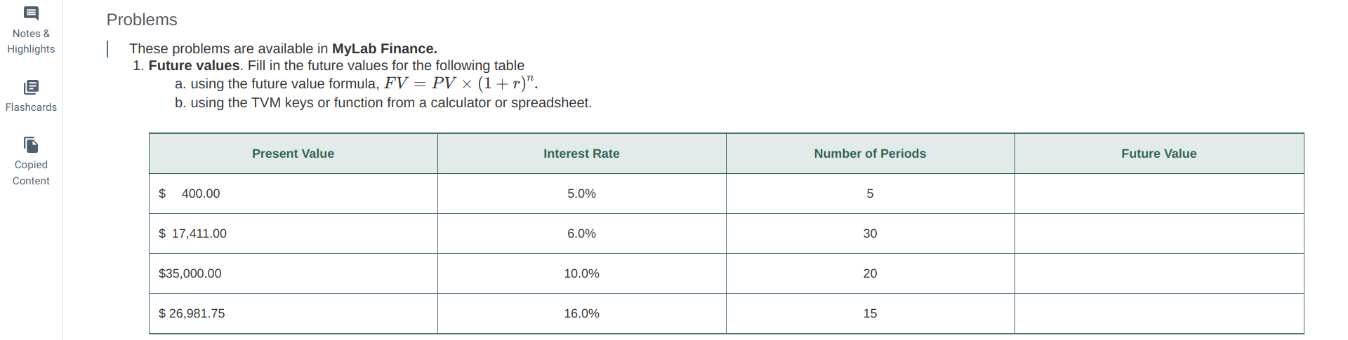 & Problems Notes & Highlights | These problems