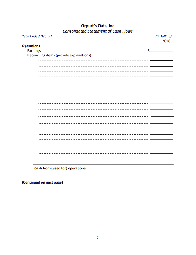 ACC 440 Intermediate Level SCF Indirect Method