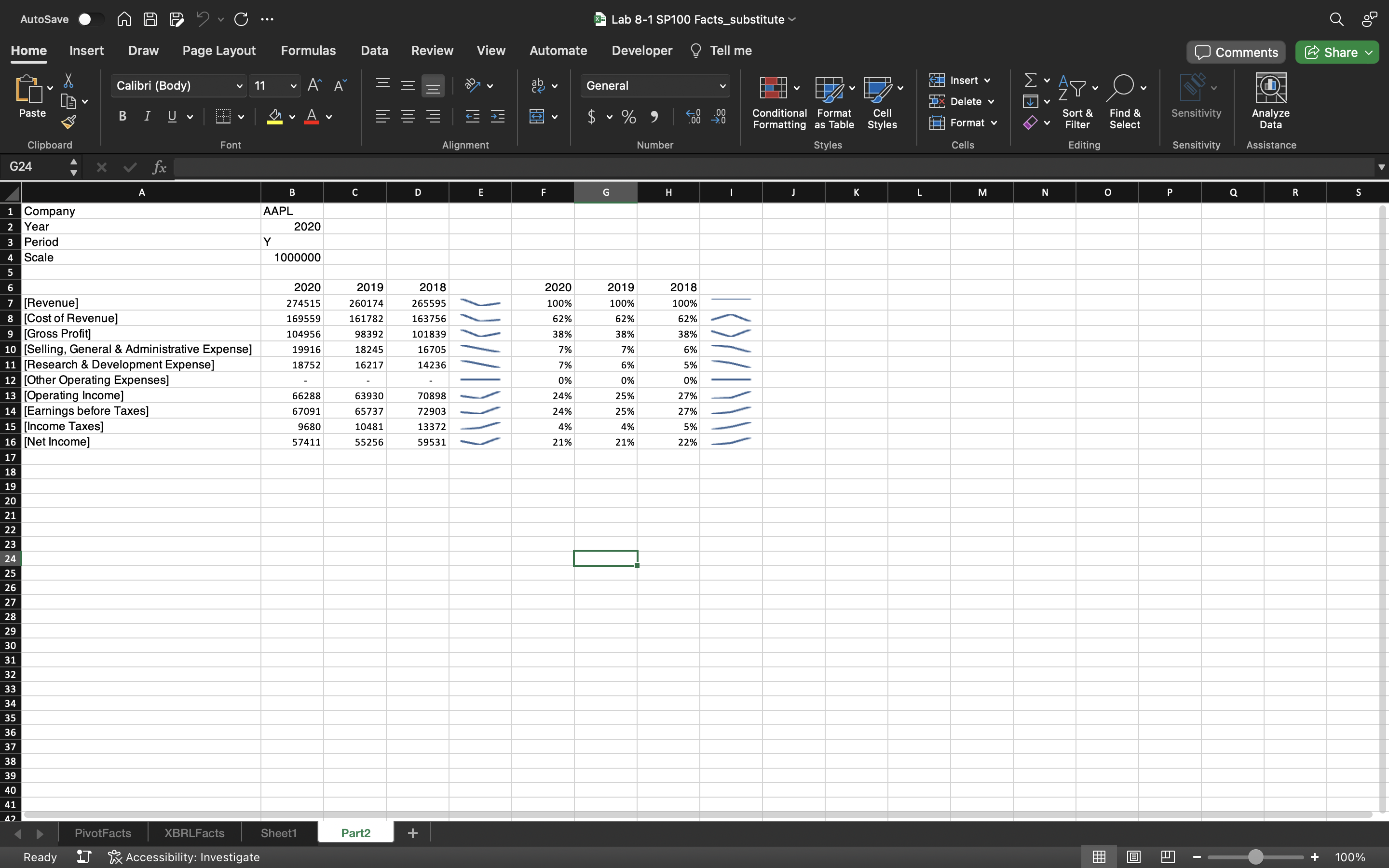 AutoSave MAGIC ... Lab 8-1 SP100 Facts_substitute