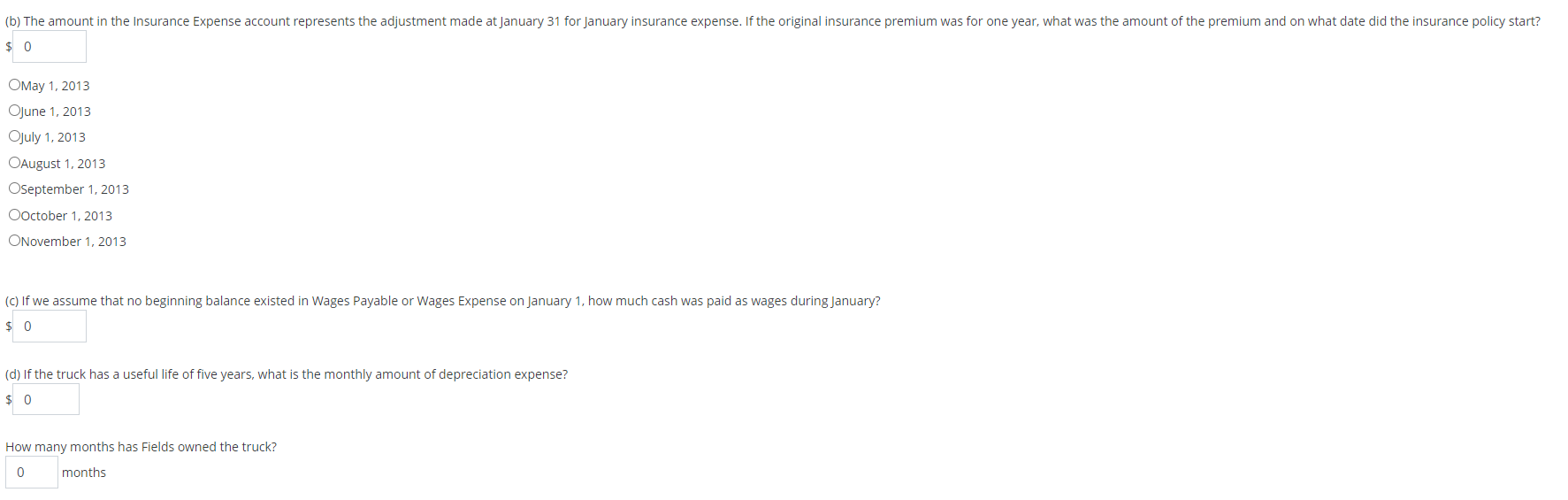 Analyzing Accounts Using Adjusted Data Selected