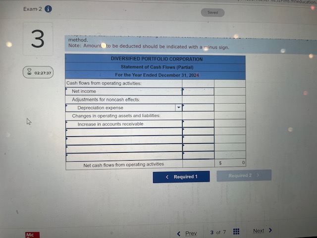 Exam 2 Help Save & Exit Submit Check my work 3