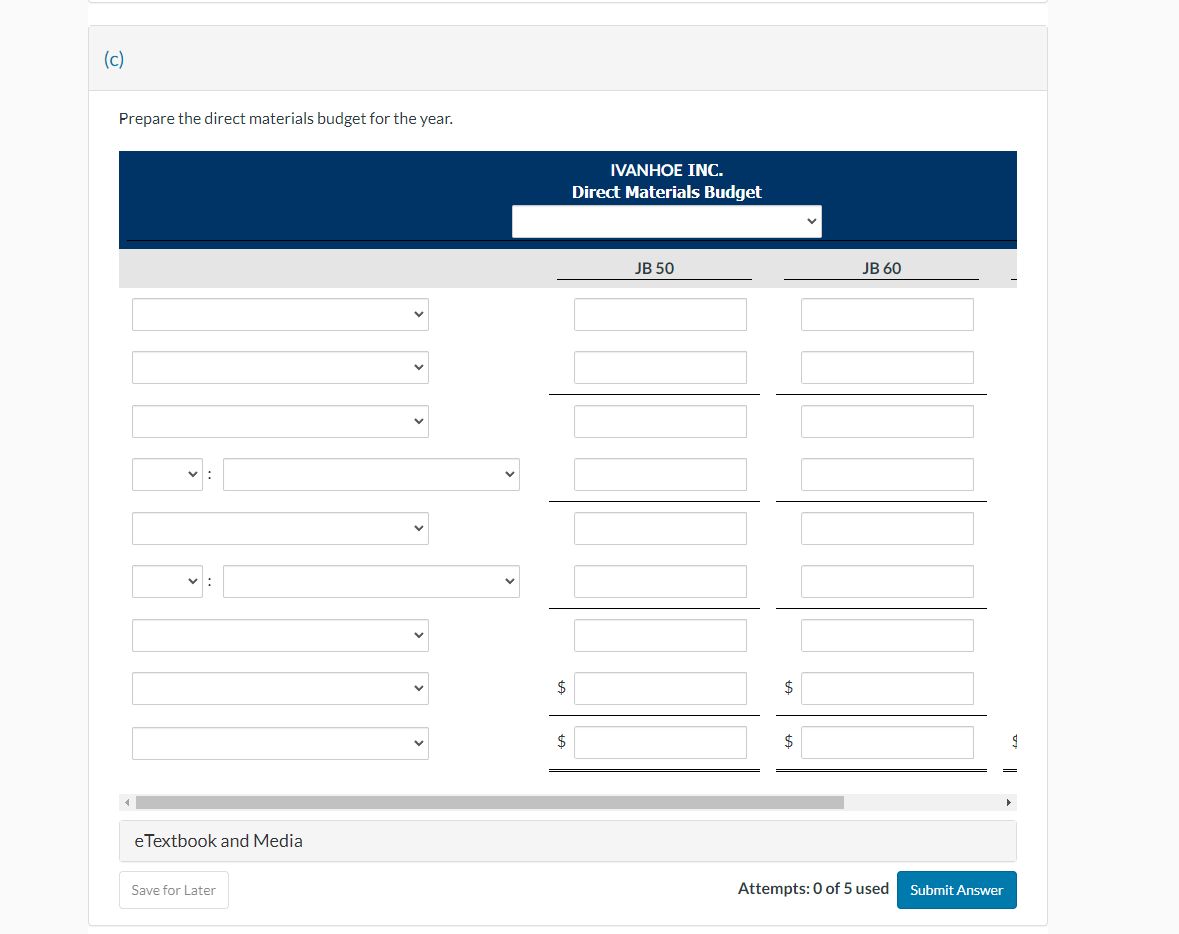 I am horrible at math please help (a) Prepare the