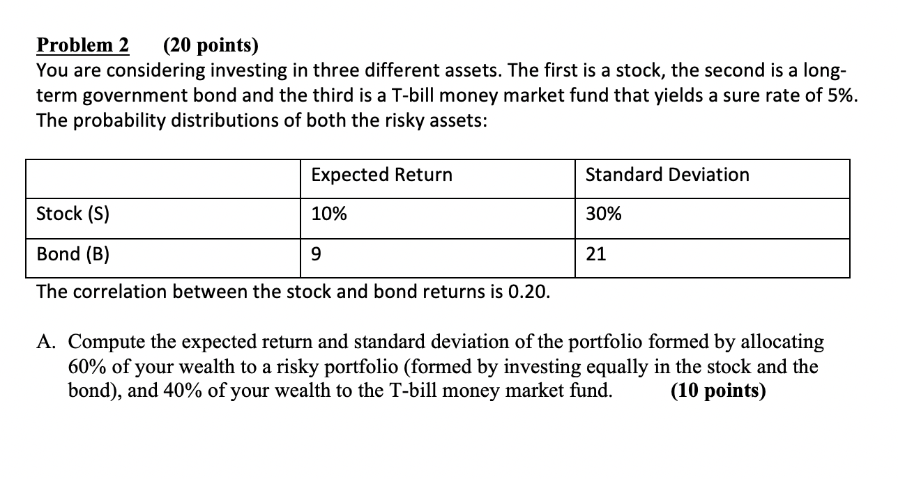 please awswr this question Problem 2 (20 points)