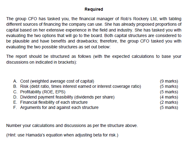 Case study, background and relevant information