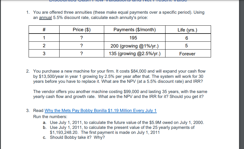 Using the perpetuity formula, the formula