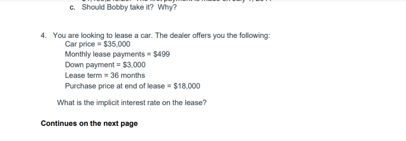 Using the perpetuity formula, the formula