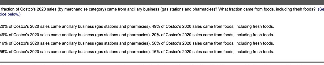 Consider a retailing rm with a net prot margin of