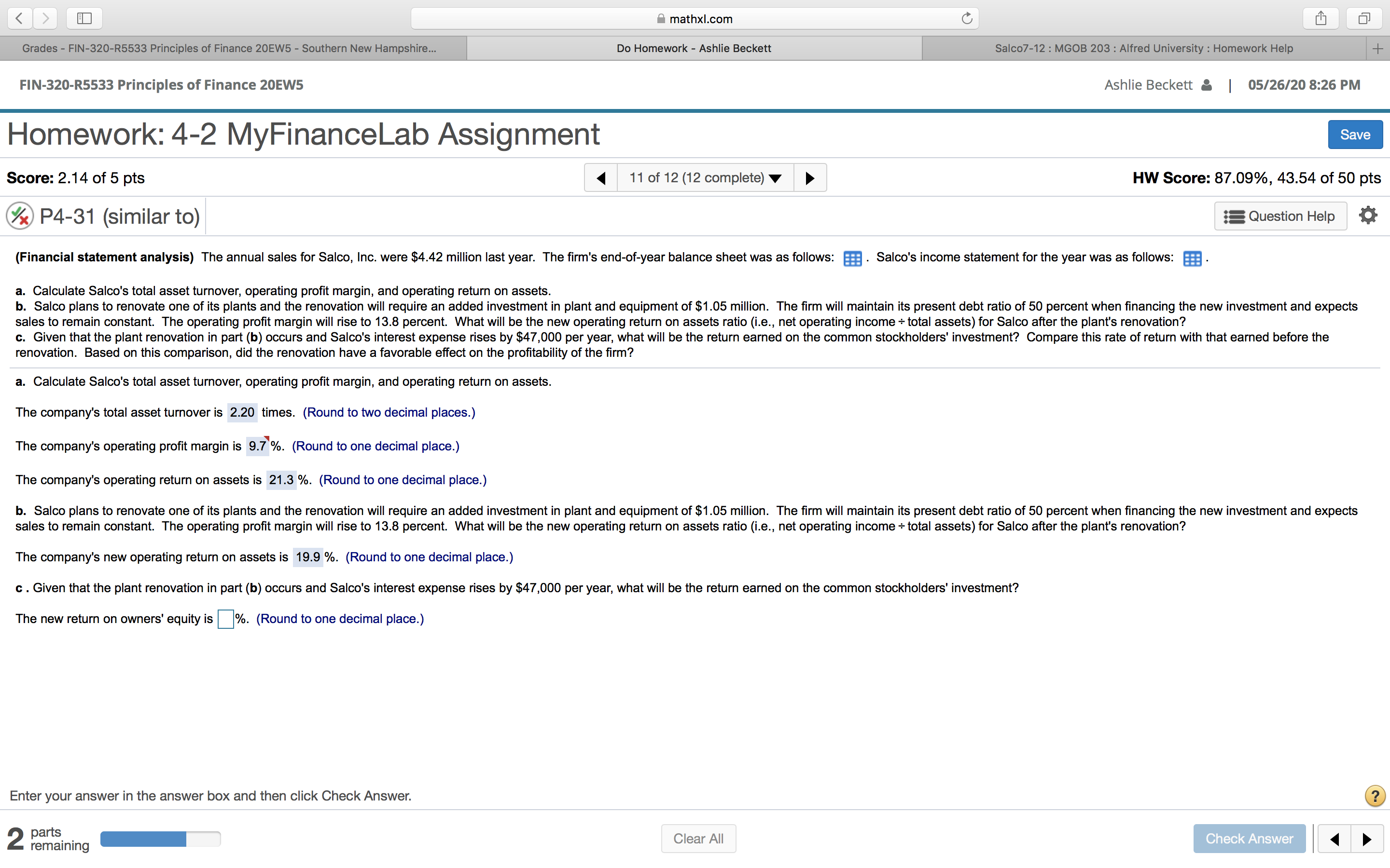 Help with Question C please! I have provided