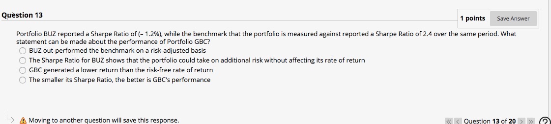 Please answer the following Question 13 1 points
