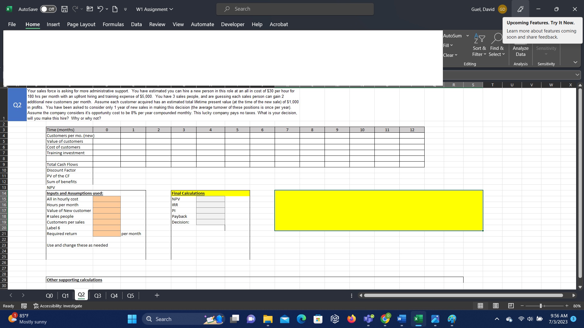 Please help me with the following problem set. It