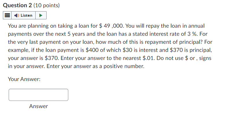 Question 2 [10 points] eu You are planning on