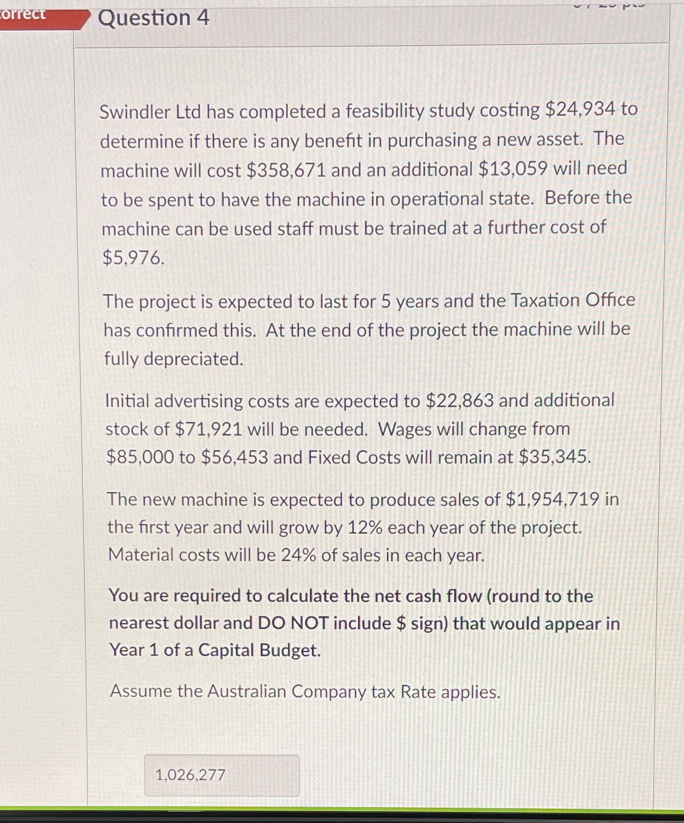 Hi my answer is incorrect Can u please explain to