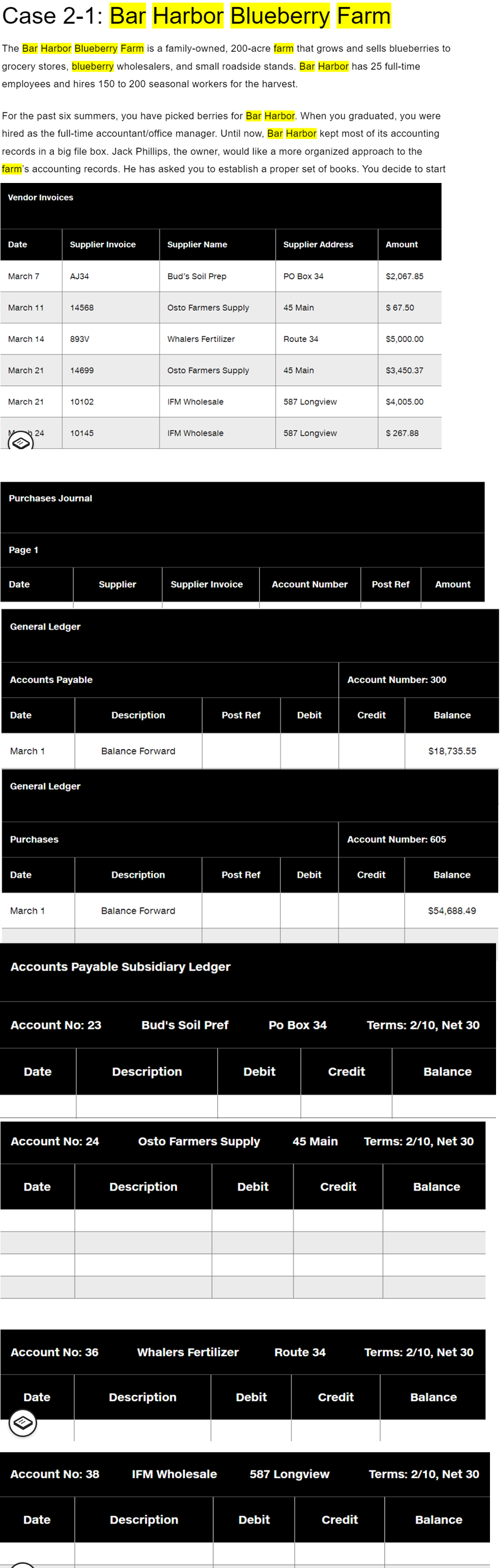 Craft and submit one answer (as an Excel file) .