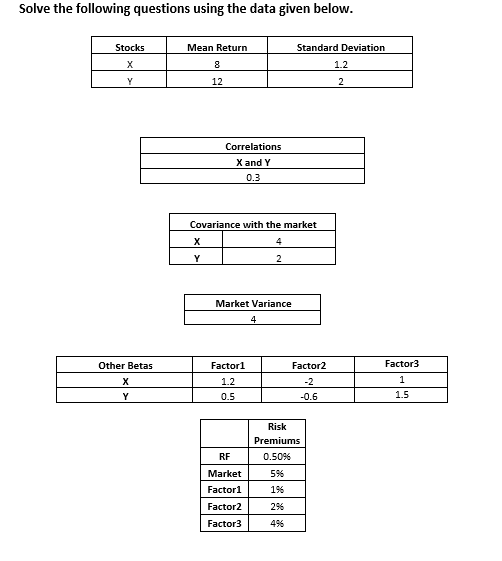 Please help!!! Solve the following questions