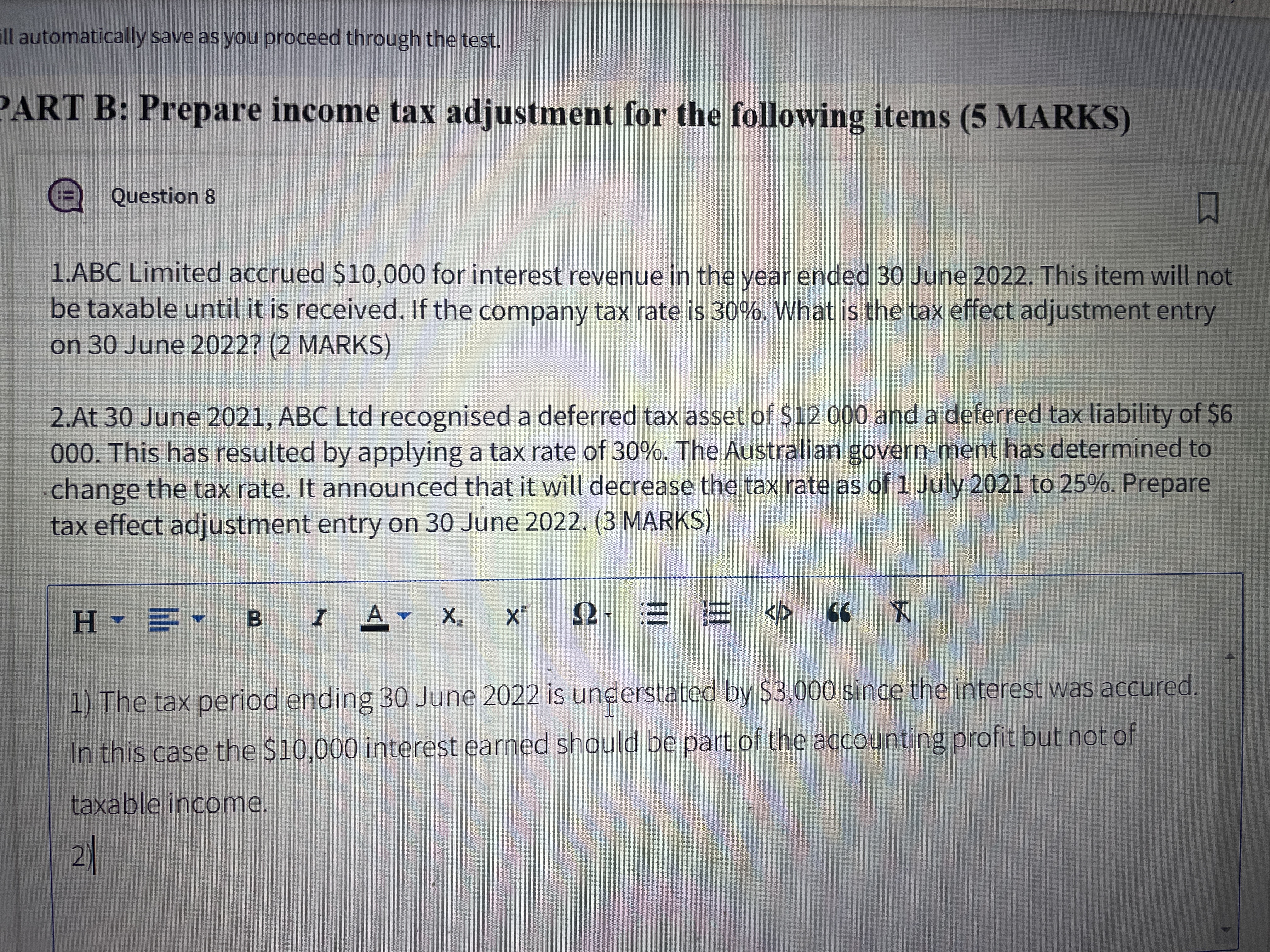 ill automatically save as you proceed through the