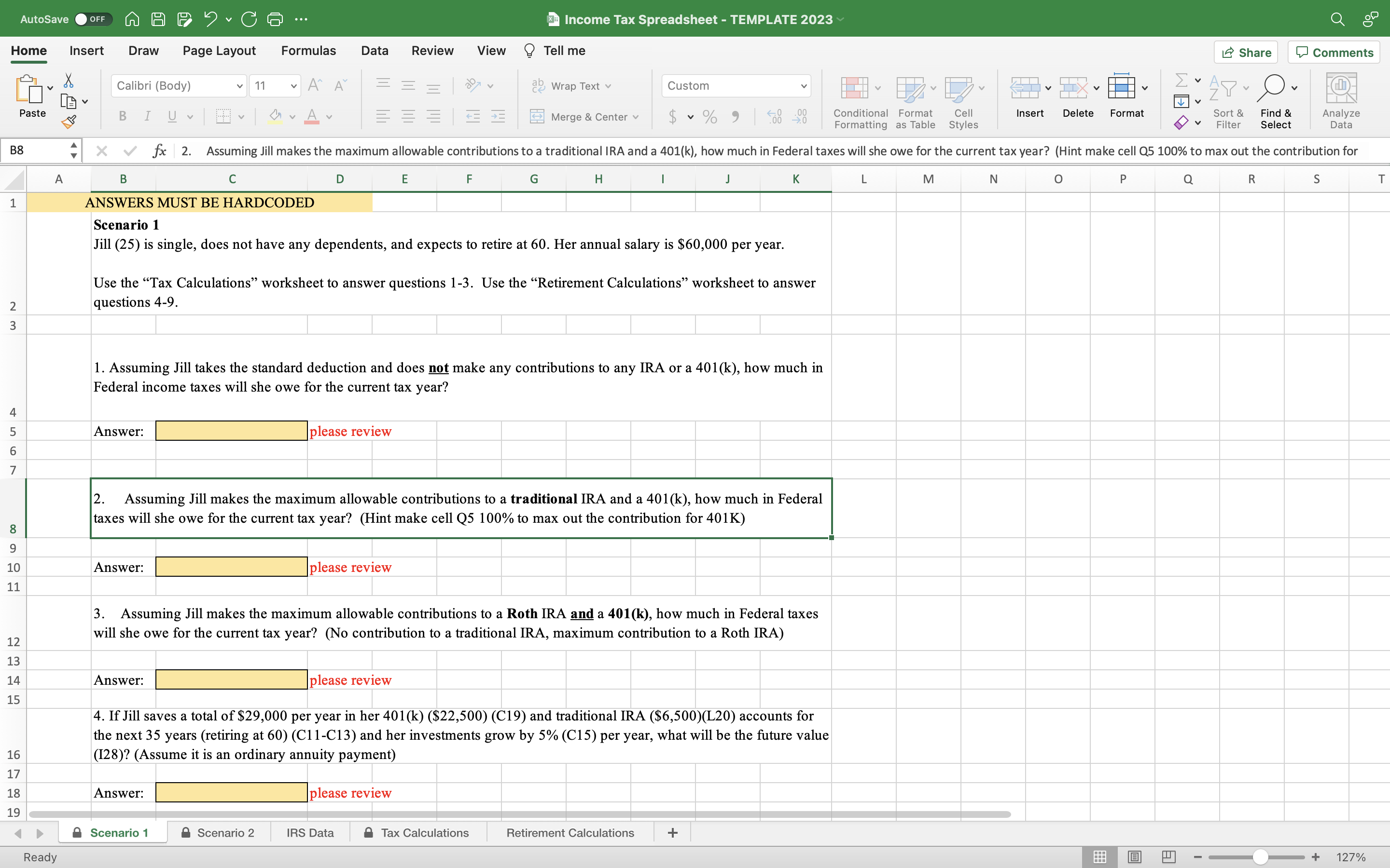Please help me write out the formula in excel!