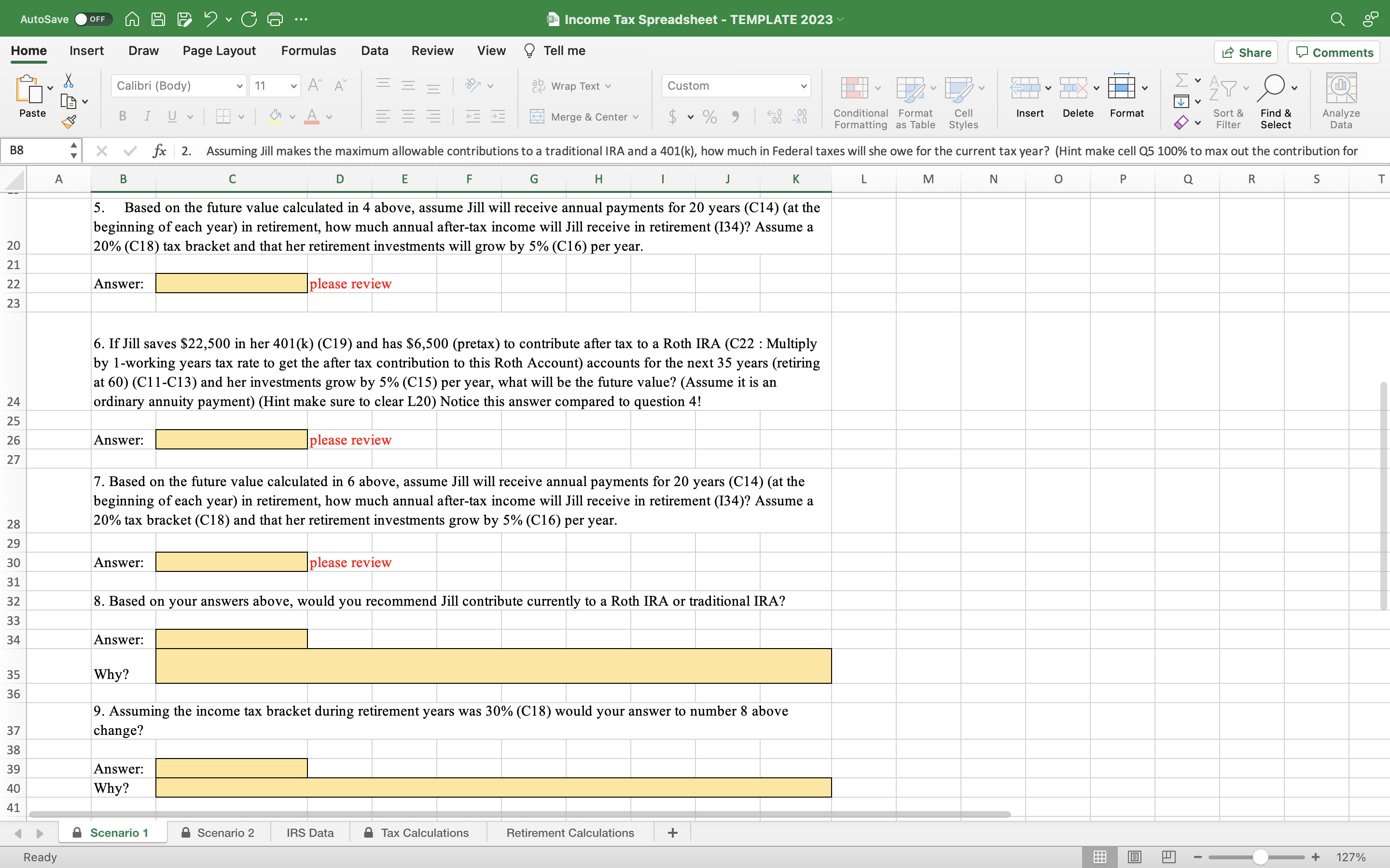 Please help me write out the formula in excel!