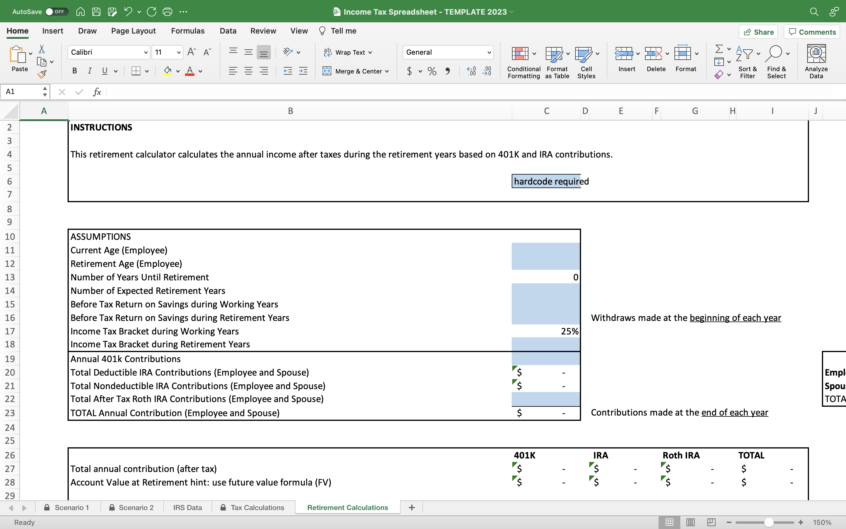 Please help me write out the formula in excel!
