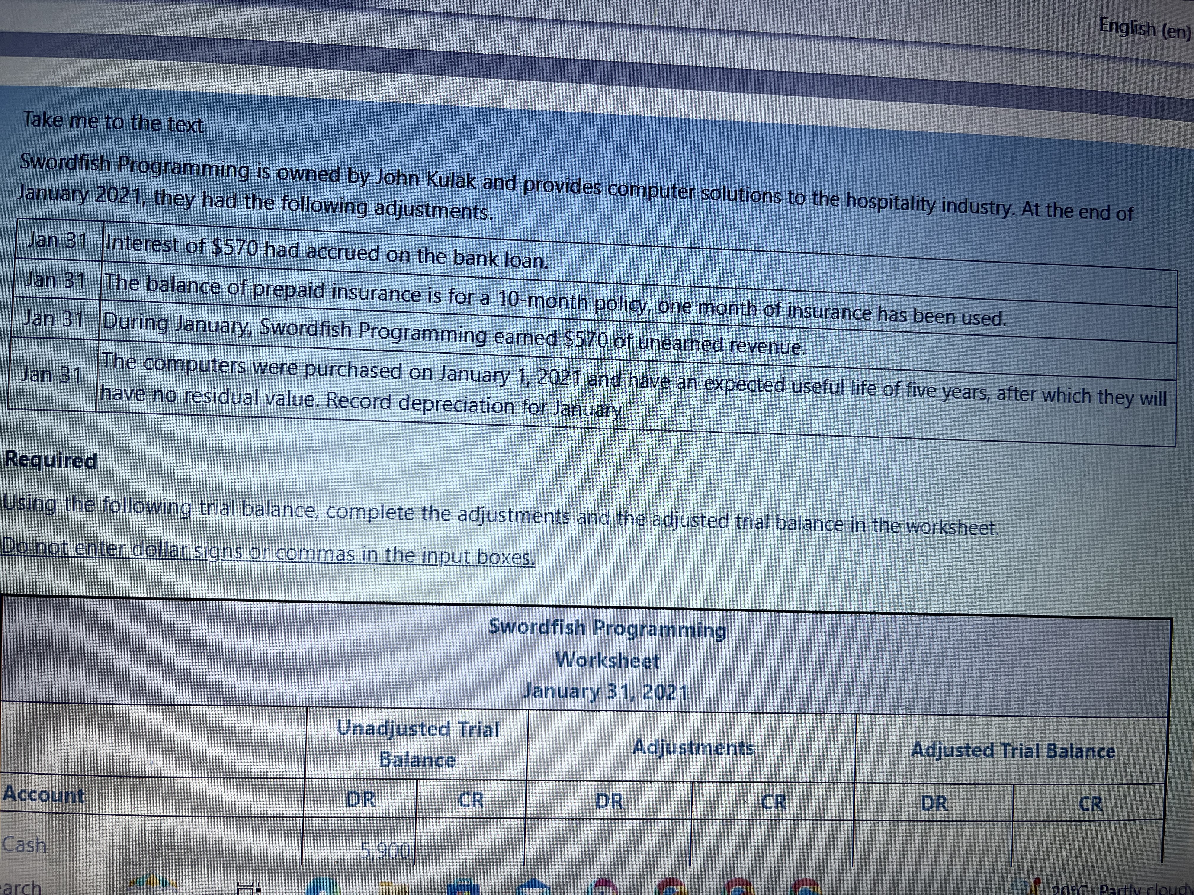 1. English (en) Take me to the text Swordfish