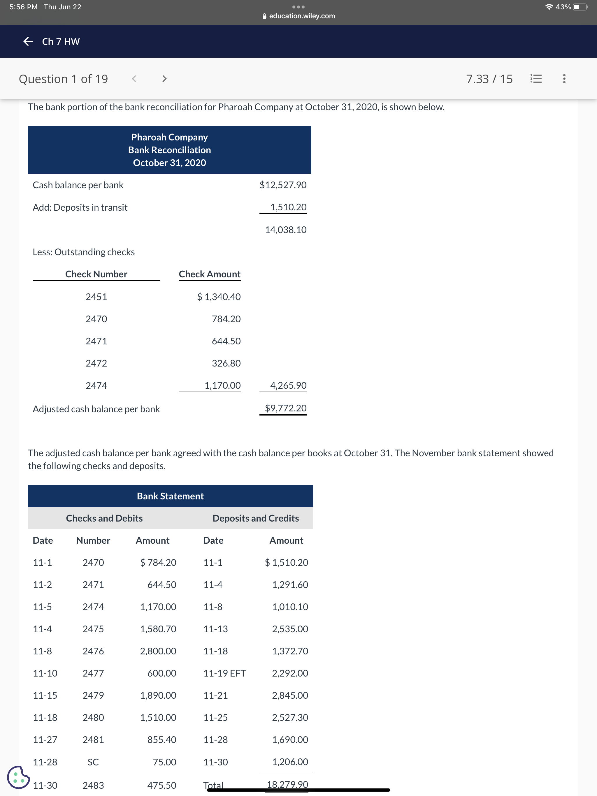 \f5:56 PM Thu Jun 22 . . . 43%