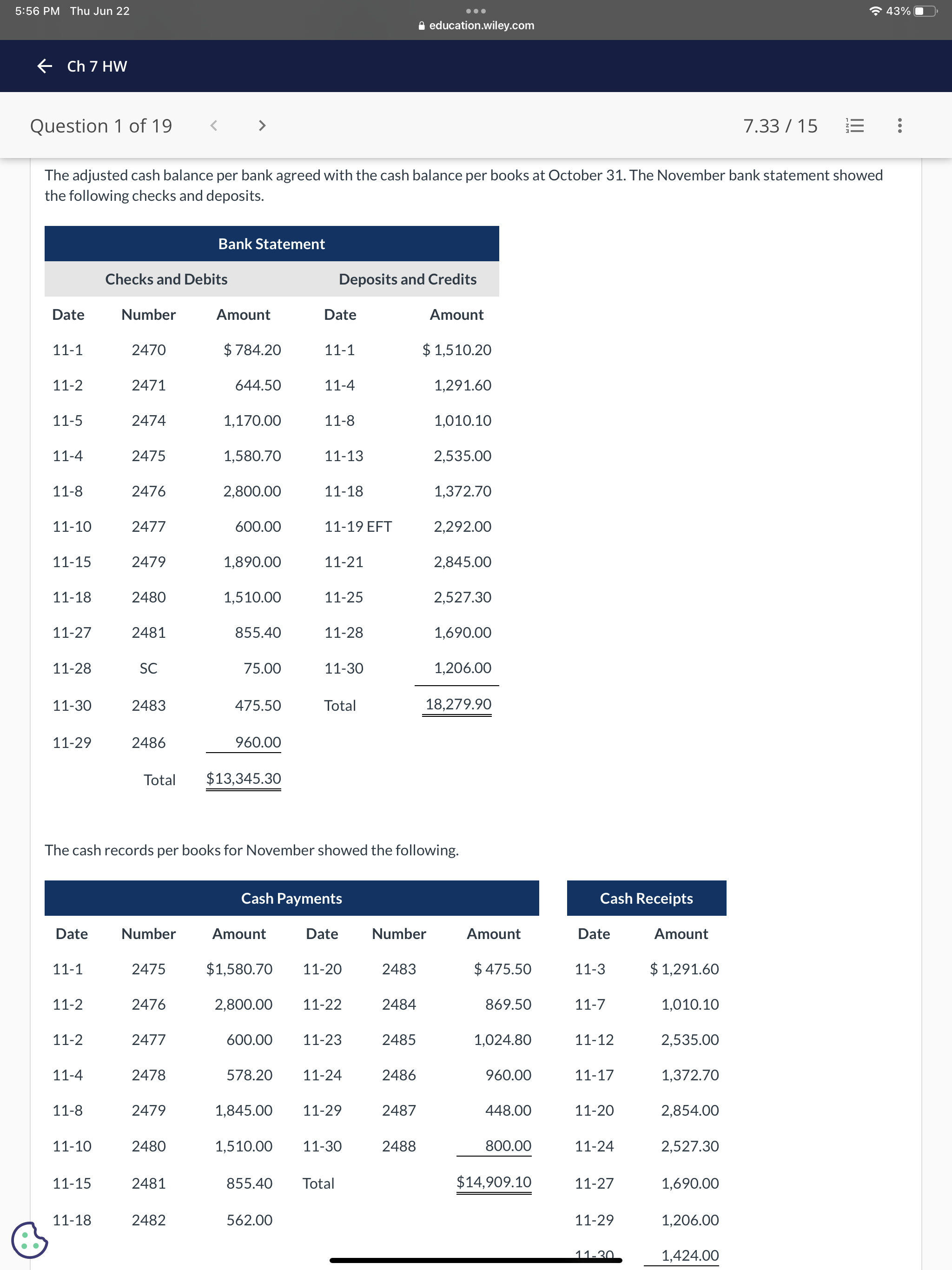 \f5:56 PM Thu Jun 22 . . . 43%
