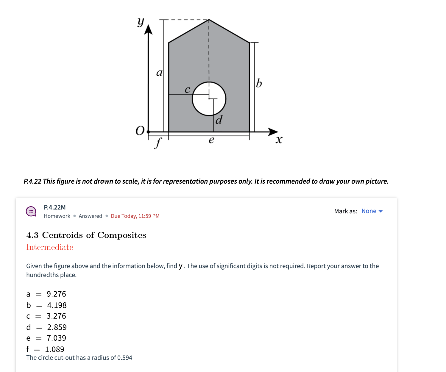 4 . 3 Centroids of Composites Intermediate Given