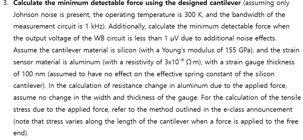 A silicon - based micro cantilever with the