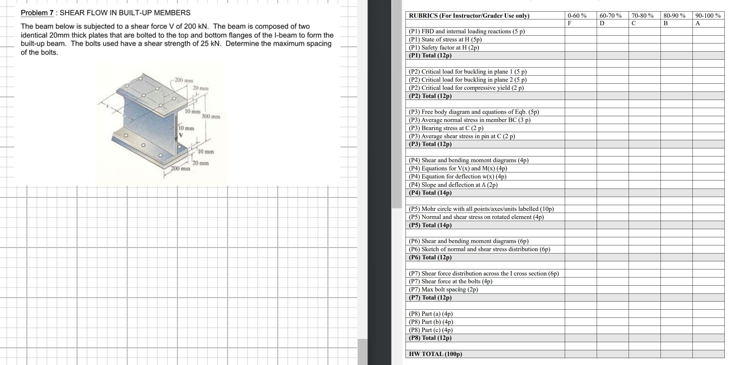 can you answer this that follows all rubric