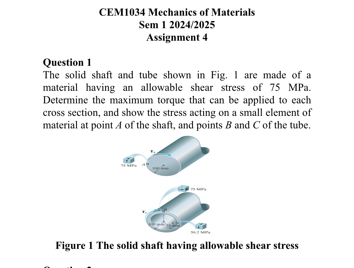 CEM 1 0 3 4 Mechanics of Materials Sem 1 2 0 2 4