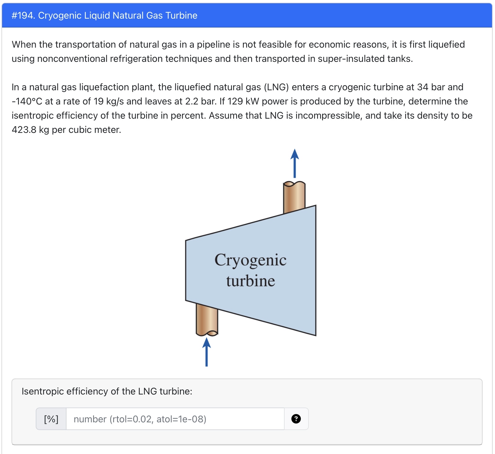 # 1 9 4 . Cryogenic Liquid Natural Gas Turbine