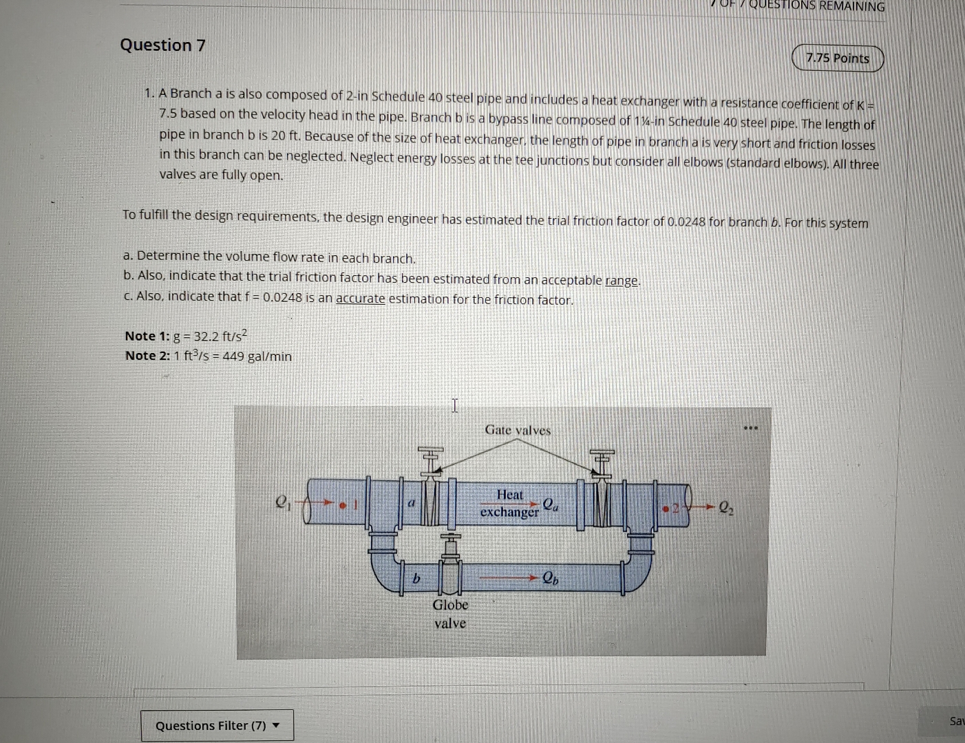 Question 7 7 . 7 5 Points A Branch a is also
