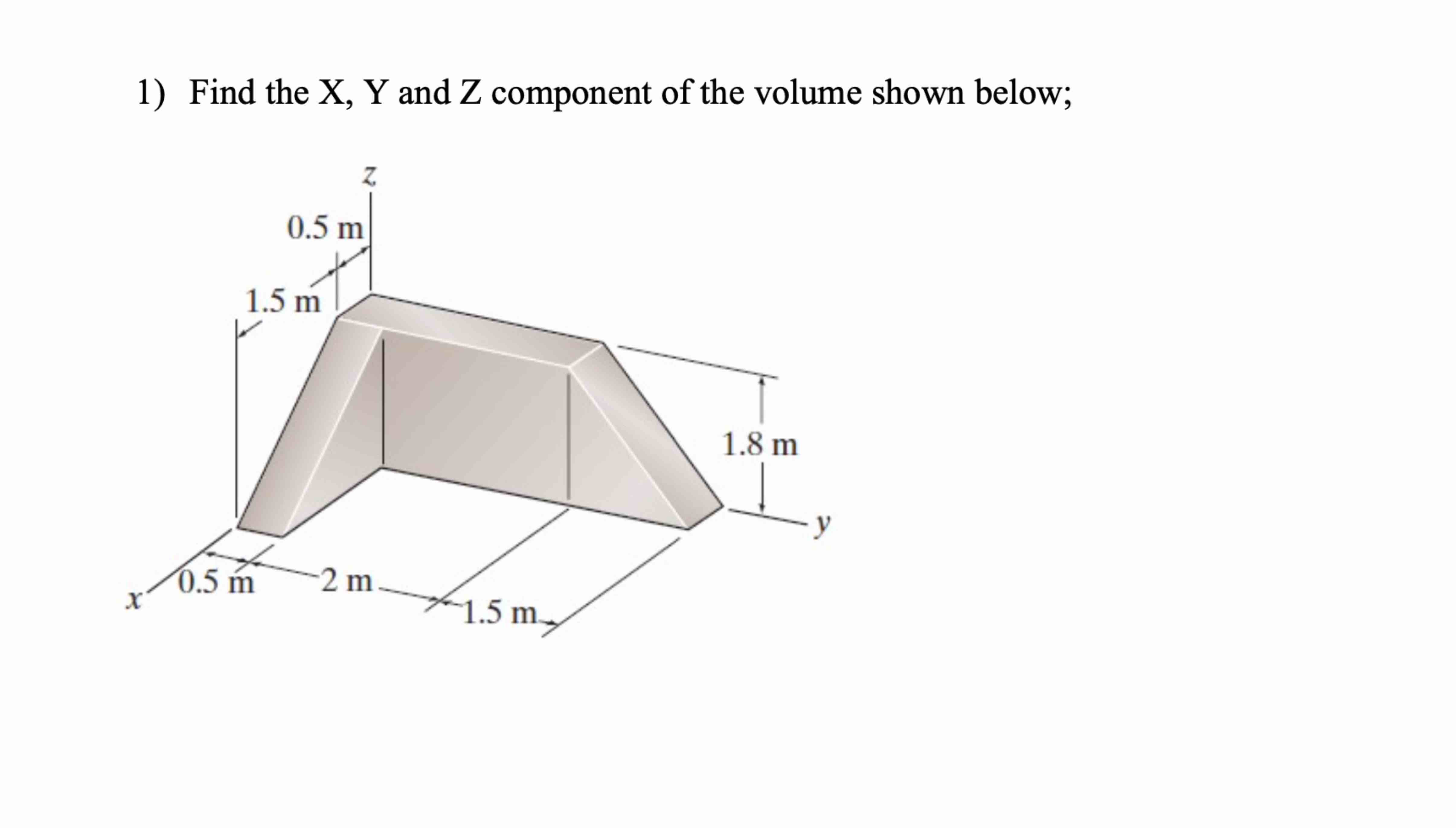 1 ) Find the \ ( X \ ) , \ ( Y \ ) and \ ( Z \ )
