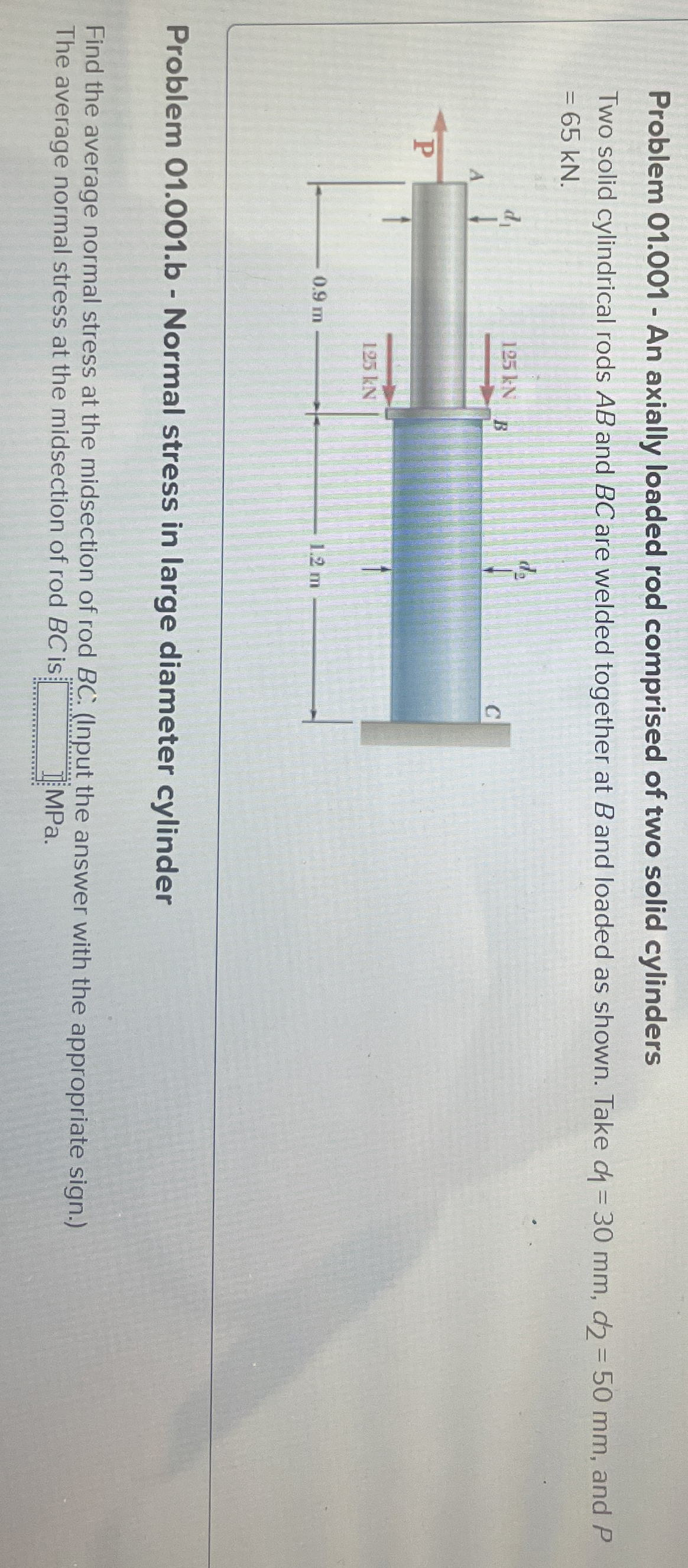 How to solve Problem 0 1 . 0 0 1 - An axially
