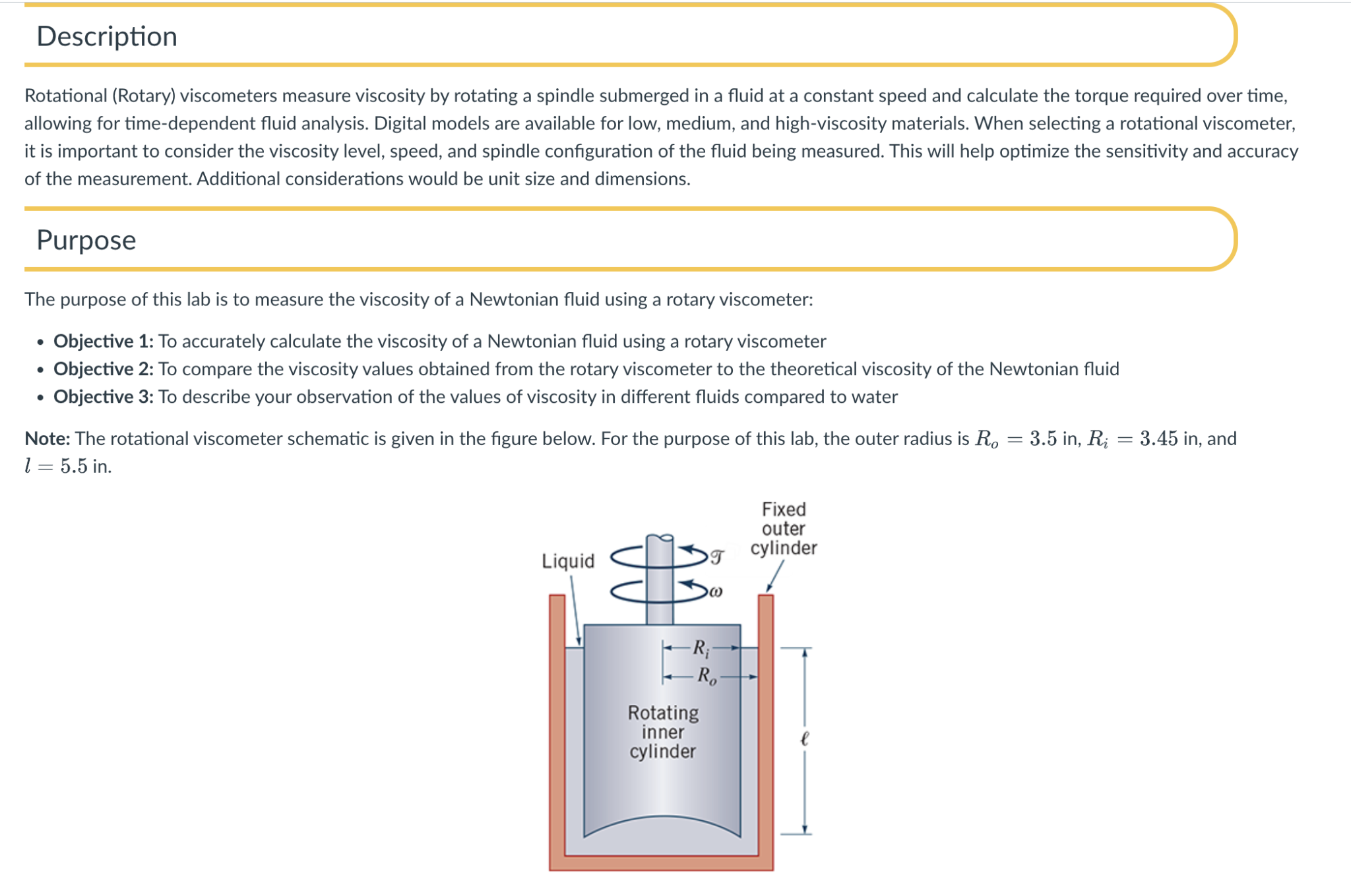 The purpose of this lab is to measure the