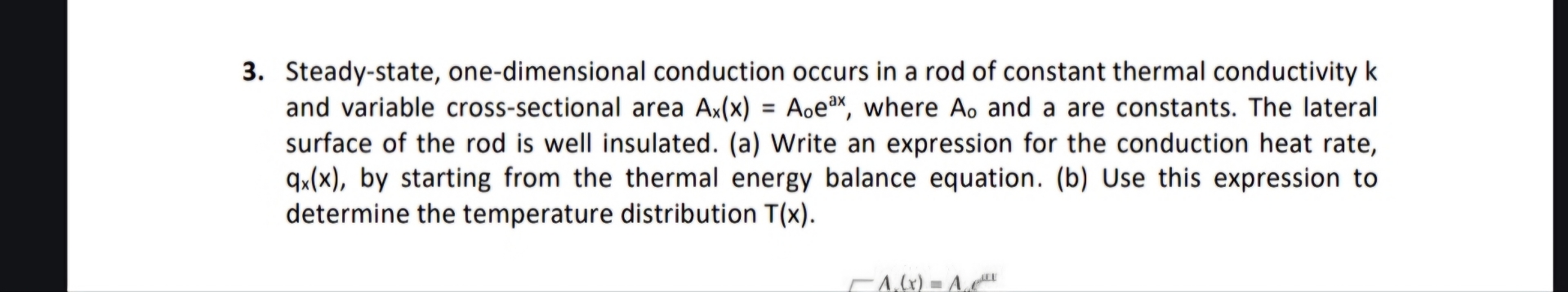 Steady - state, one - dimensional conduction