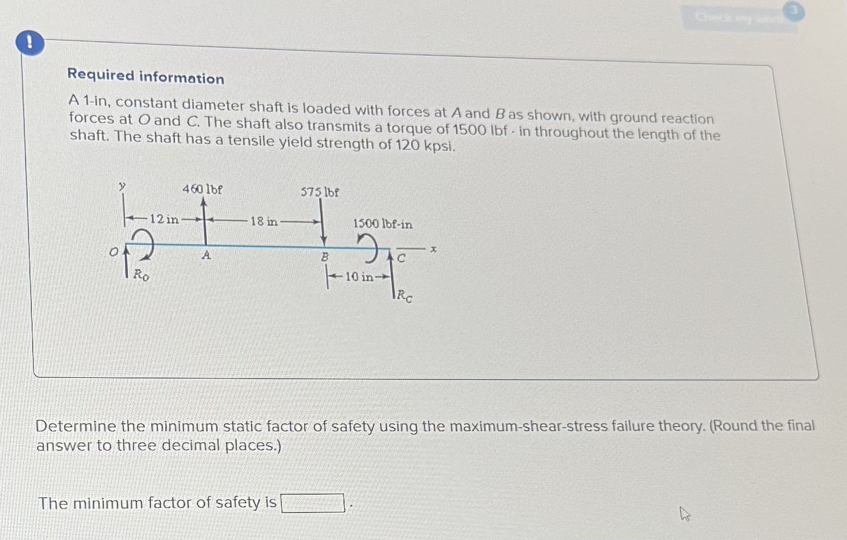! Required information A 1 - in , constant