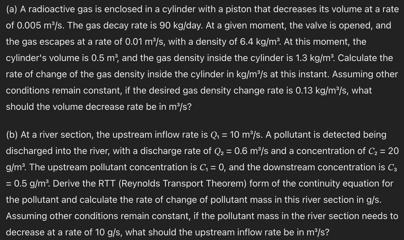 ( a ) A radioactive gas is enclosed in a cylinder