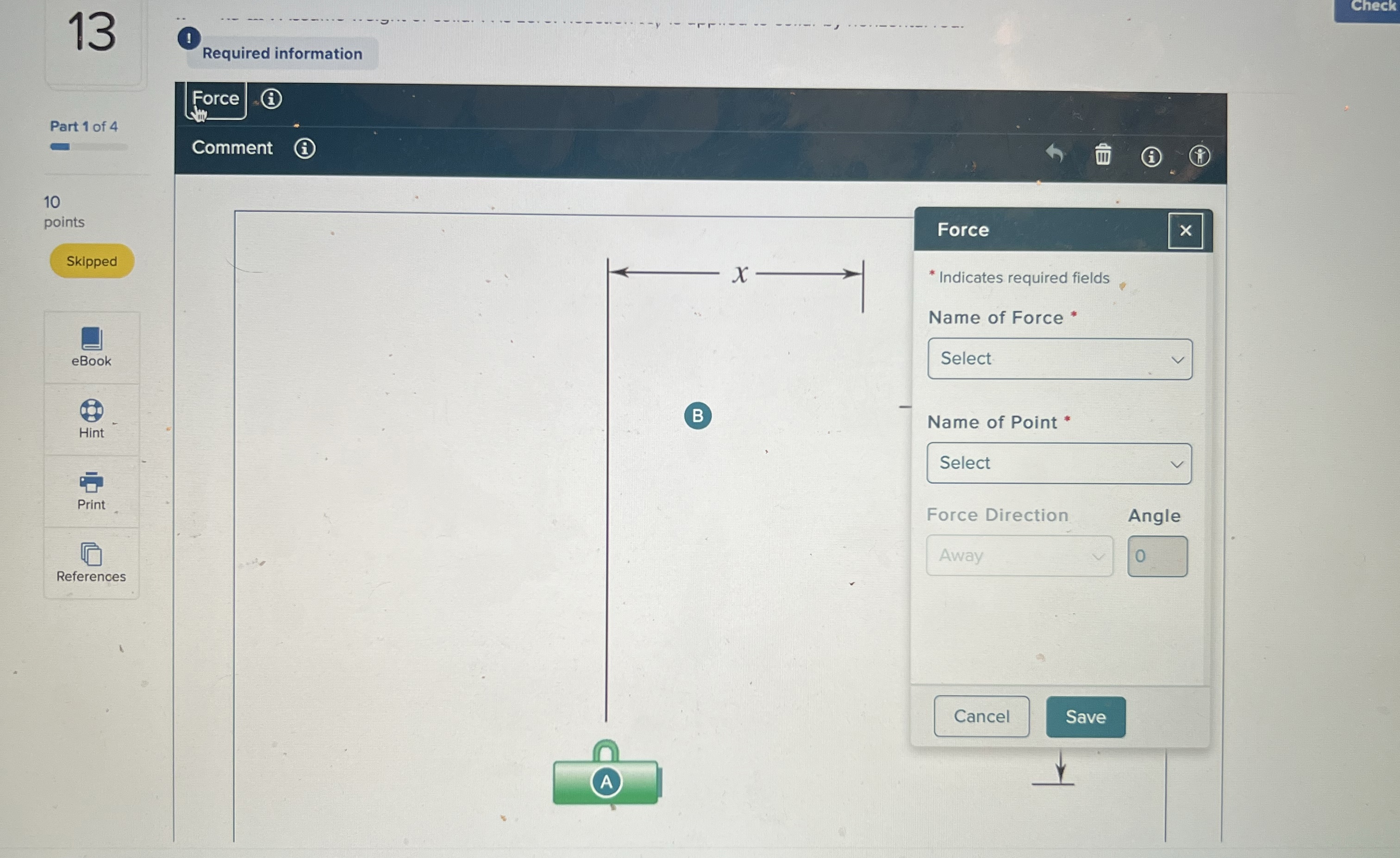 1 3 ! Part 1 of 4 Required information Collar A