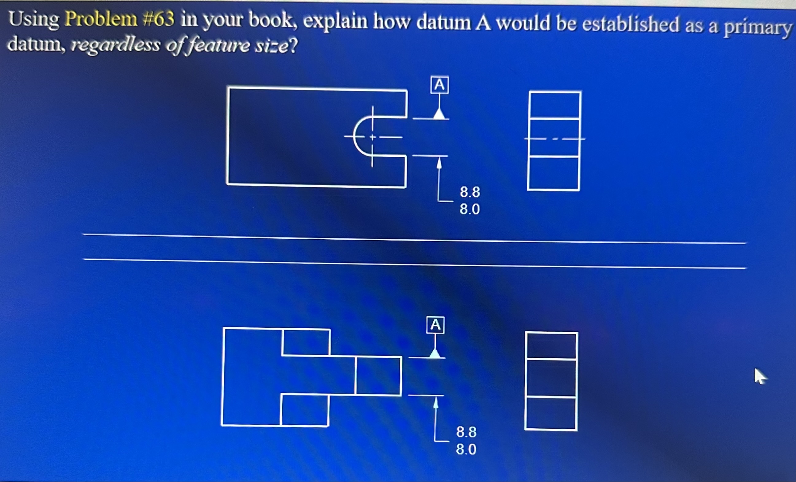 Using Problem \ # 6 3 in your book, explain how