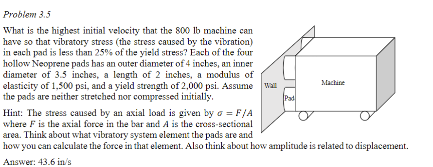Problem 3 . 5 What is the highest initial