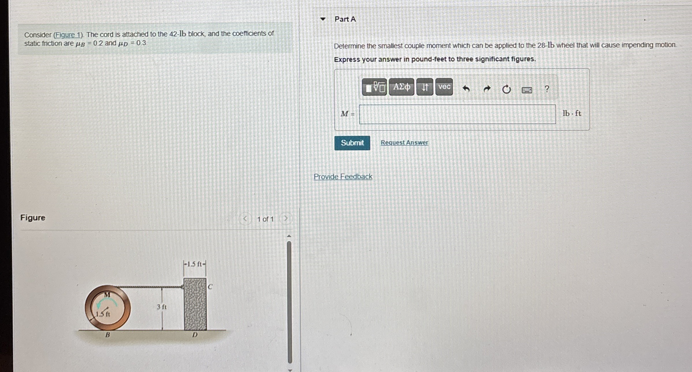 Consider ( Figure 1 ) . The cord is attached to