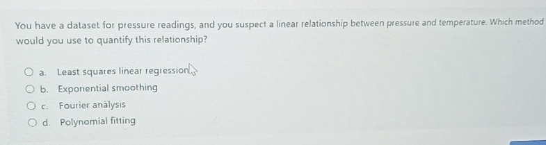You have a dataset for pressure readings, and you
