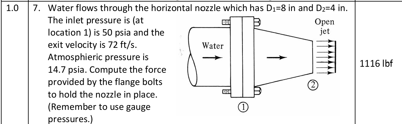 \ table [ [ 1 . 0 , 7 . Water flows through the