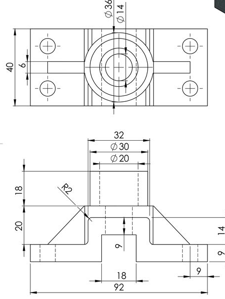 Create this part in Solid edge. Show each step