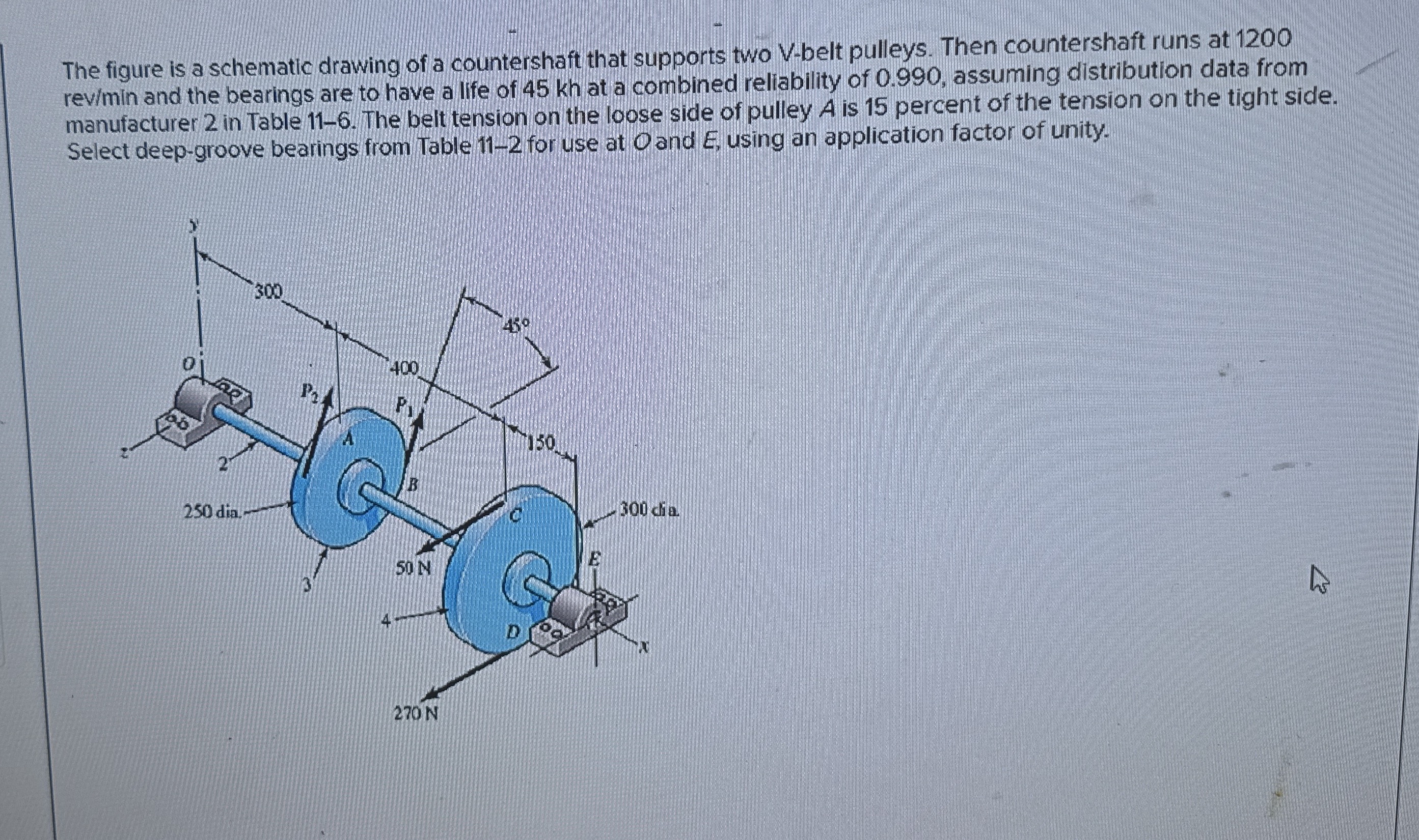 A . What are the values of the resultant bearing