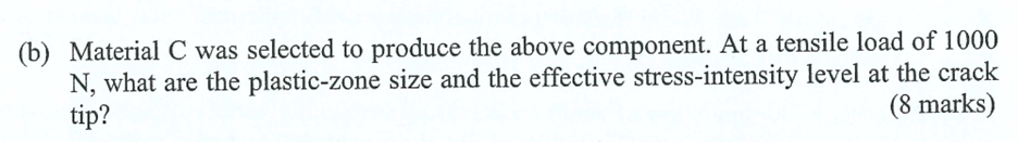 ( b ) Material C was selected to produce the