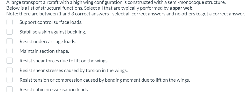 A large transport aircraft with a high wing