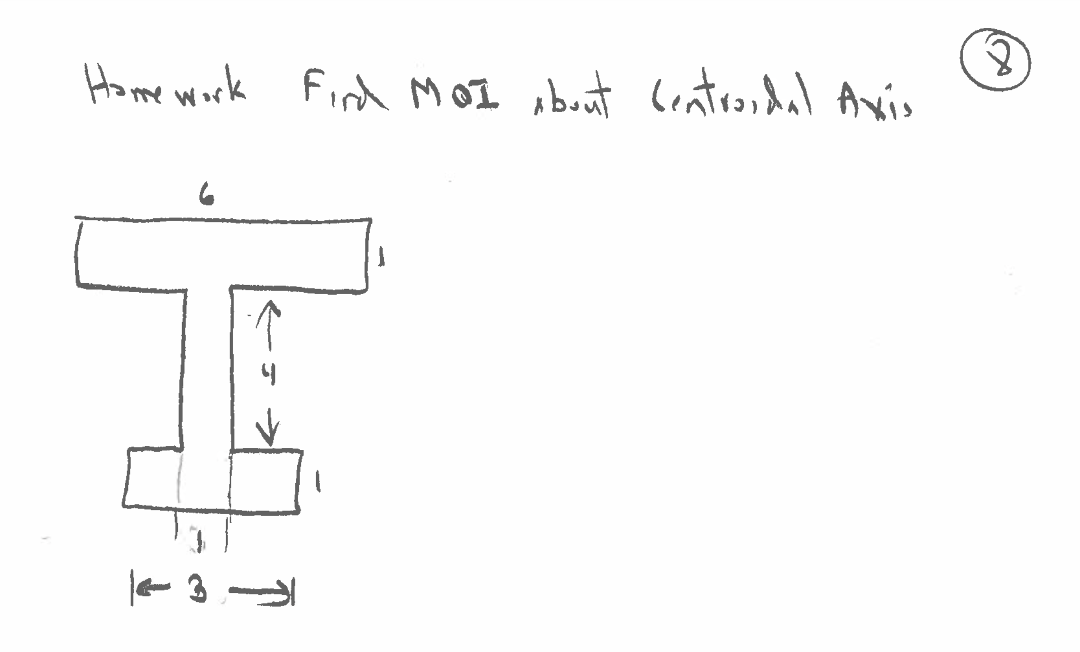 Homework Fird MOI about Gentroidal Axis